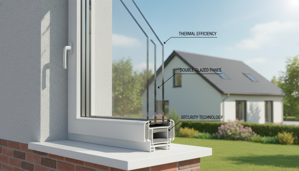 Kunststofffenster Aufbau